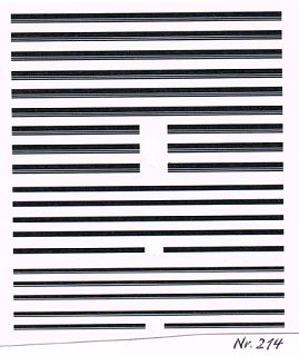 Streifen Schwarz H0 1:87  ca.  10 x 10 cm