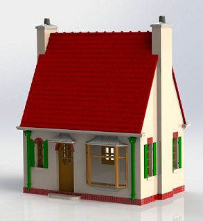 Cottage 1/160 N, Bausatz/Kit
