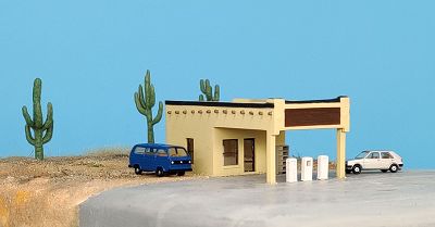 Tankstelle im Santa Fe Stil 1/160, N, Bausatz/Kit