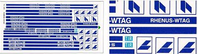 Rhenus WTAG ca. 10 x 20 cm H0 1:87