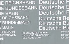 Deutsche Bahn, Deutsche Bundesbahn, Deutsche Reichsbahn Schriften, Weiß ca. 6 x 10 cm  H0 1:87