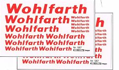 Wohlfarth Rot, 2 Bogen, ca. 6 x 10 cm H0 1:87
