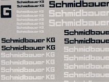 Schmidbauer KG H0 1:87  Schwarz, Weiß, ca. 10 x 12 cm