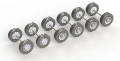 Radsatz TS3 für 2 Busse 12 mm Radsatz TS3 für 2 Busse 12 mm