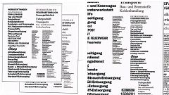 Müller  Decal 1:87  Freiwillige Feuerwehr Ölsep div. Beschriftungen