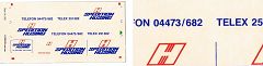  Decals Müller Hüsing Spedition ca. 10 x 20 cm