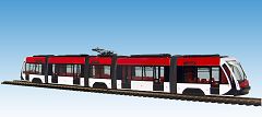 Solaris Tramino rot-weiß, 2 Hauptbhf.